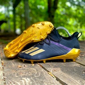 Adidas Adizero x Anniversary Football Cleats Black Gold Metallic